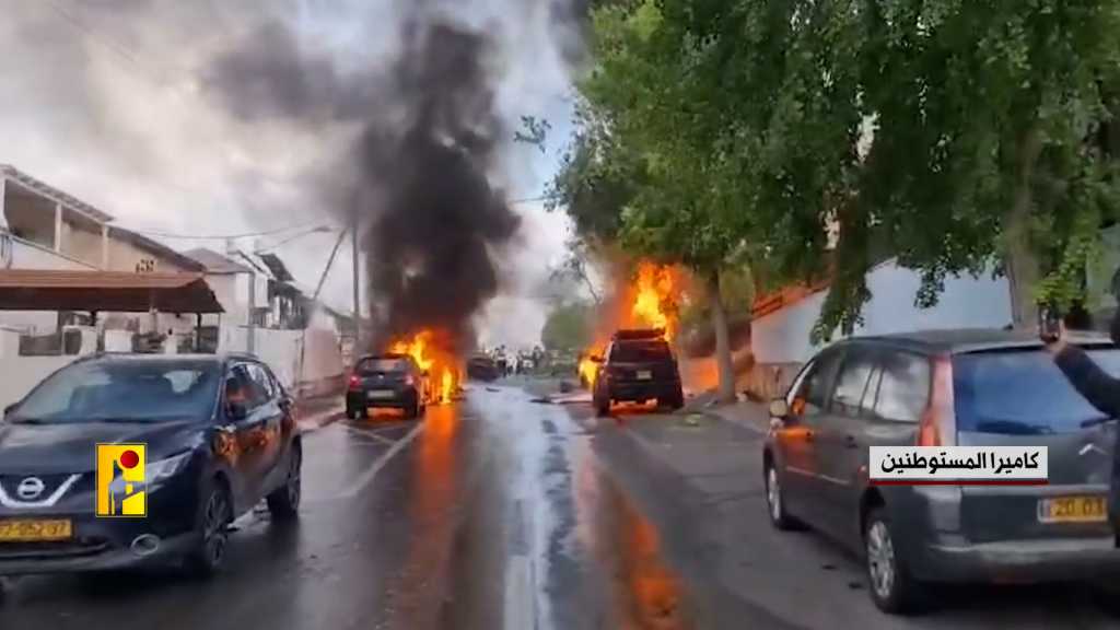 بالفيديو | المقاومة الإسلامية تستهدف منطقة الكريوت شمال مدينة حيفا المحتلة